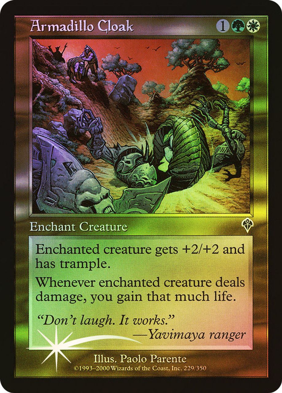 Armadillo Cloak (Invasion - Foil) Trading Card