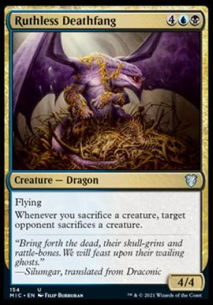 Ruthless Deathfang (Innistrad Midnight Hunt Commander Decks)