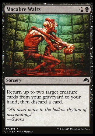 Macabre Waltz (Magic Origins) Trading Card