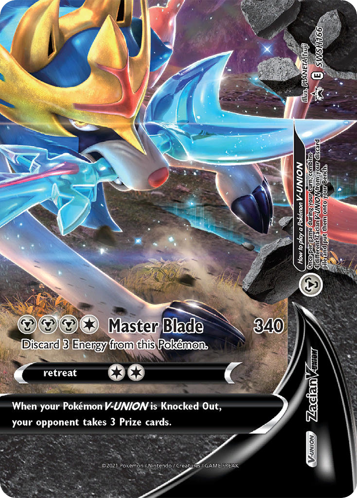 Zacian V-UNION (SWSH166) - SWSH Black Star Promos Pokémon Card