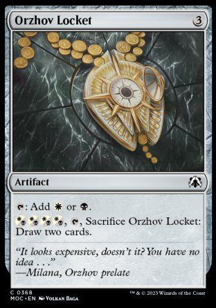 Orzhov Locket (March of the Machine Commander Decks) Trading Card