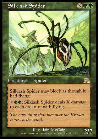 Silklash Spider (Onslaught) Trading Card