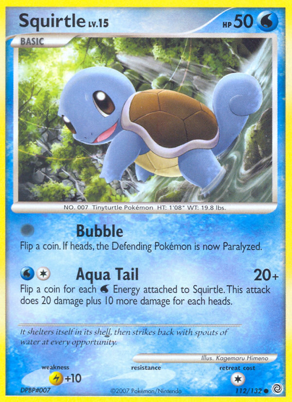 Squirtle (112/132) - Secret Wonders Pokémon Card