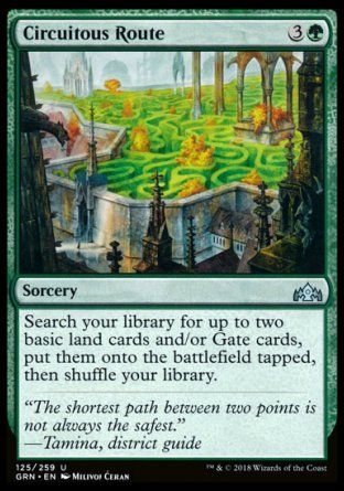 Circuitous Route (Guilds of Ravnica) Trading Card