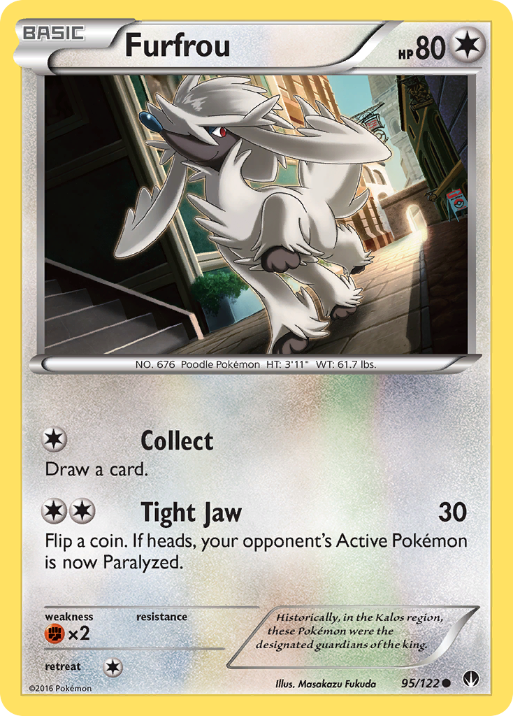 Furfrou (95/122) - BREAKpoint Pokémon Card