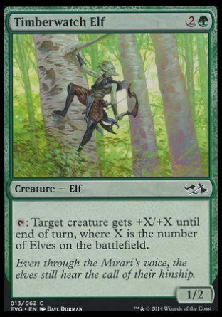 Timberwatch Elf (Duel Decks : Anthology) Trading Card