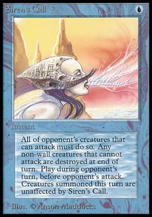Siren's Call (Alpha) Trading Card