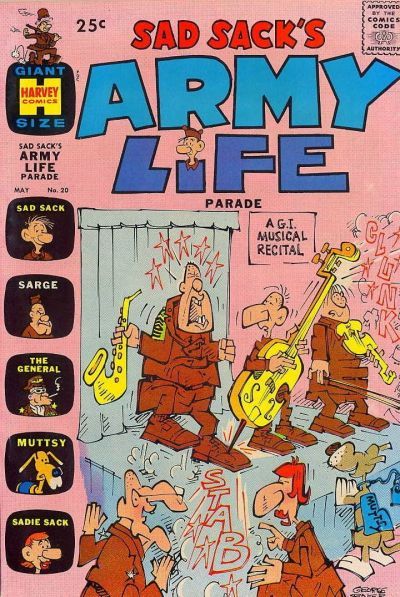 Sad Sack's Army Life Parade #20 Comic