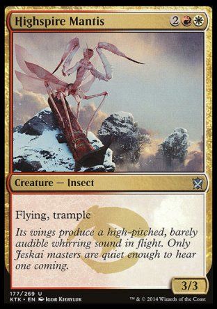 Highspire Mantis (Khans of Tarkir) Trading Card