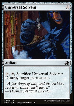 Universal Solvent (Aether Revolt) Trading Card