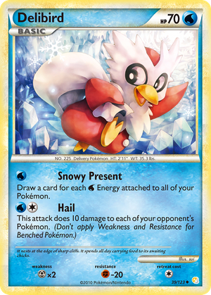 Delibird (39/123) - HeartGold & SoulSilver