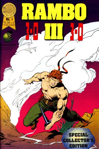 Blackthorne 3-D Series #49-A Rambo III 3-D #1 Comic