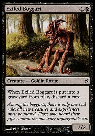 Exiled Boggart (Lorwyn) Trading Card