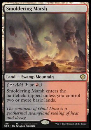 Smoldering Marsh (Starter Commander Decks) Trading Card