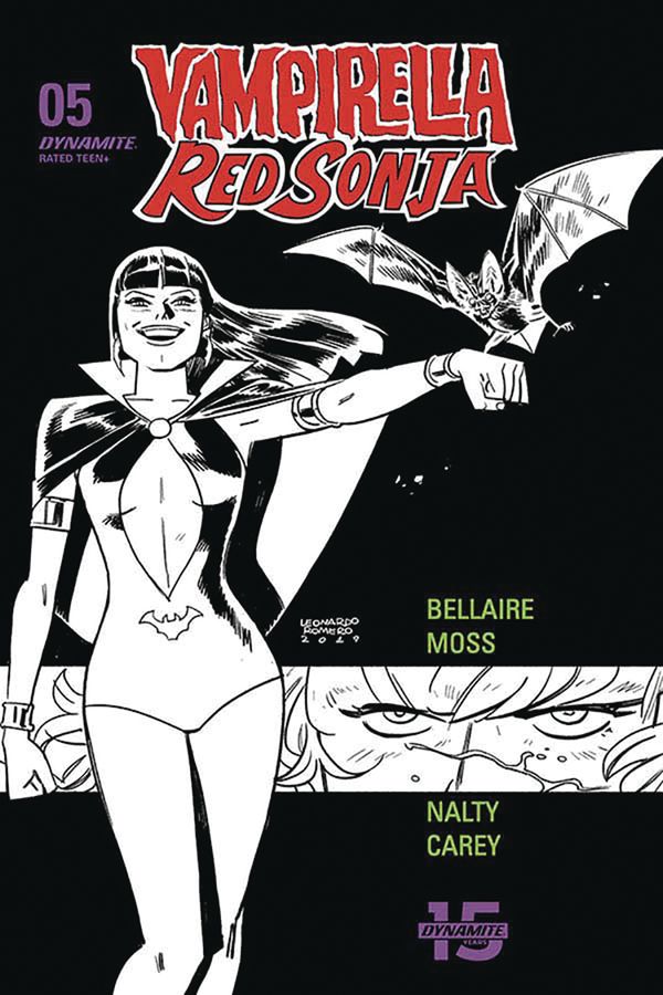 Vampirella/Red Sonja #5 (40 Copy Romero & Bellaire B&)