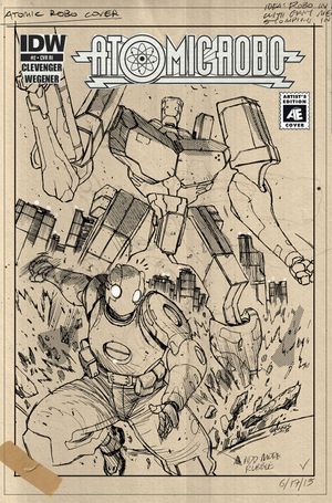 Atomic Robo &amp;amp;amp; The Ring Of Fire #2 (10 Copy Cover)