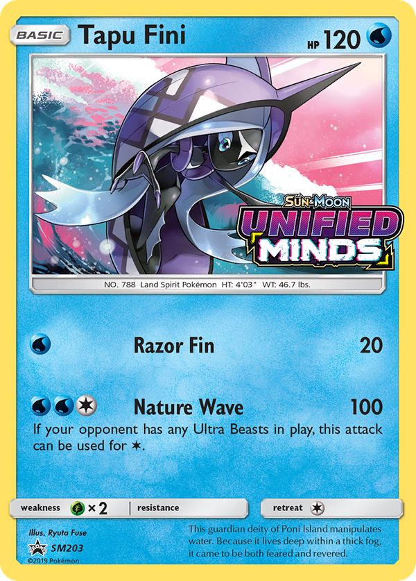 Tapu Fini (SM203) - SM Black Star Promos