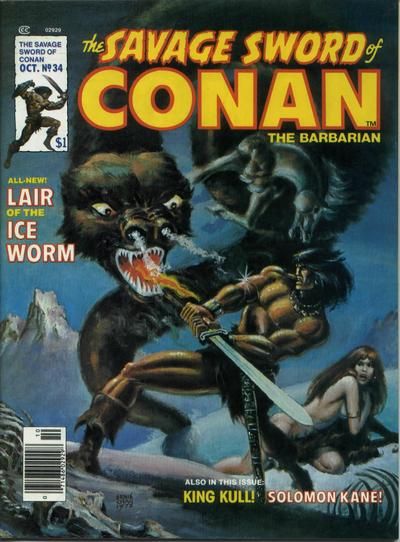 The Savage Sword of Conan #34 Comic