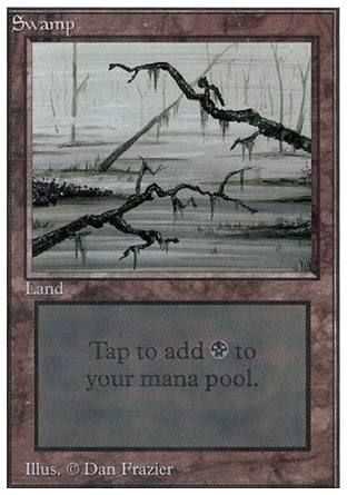 Swamp (Gray Tint) (Unlimited) Trading Card