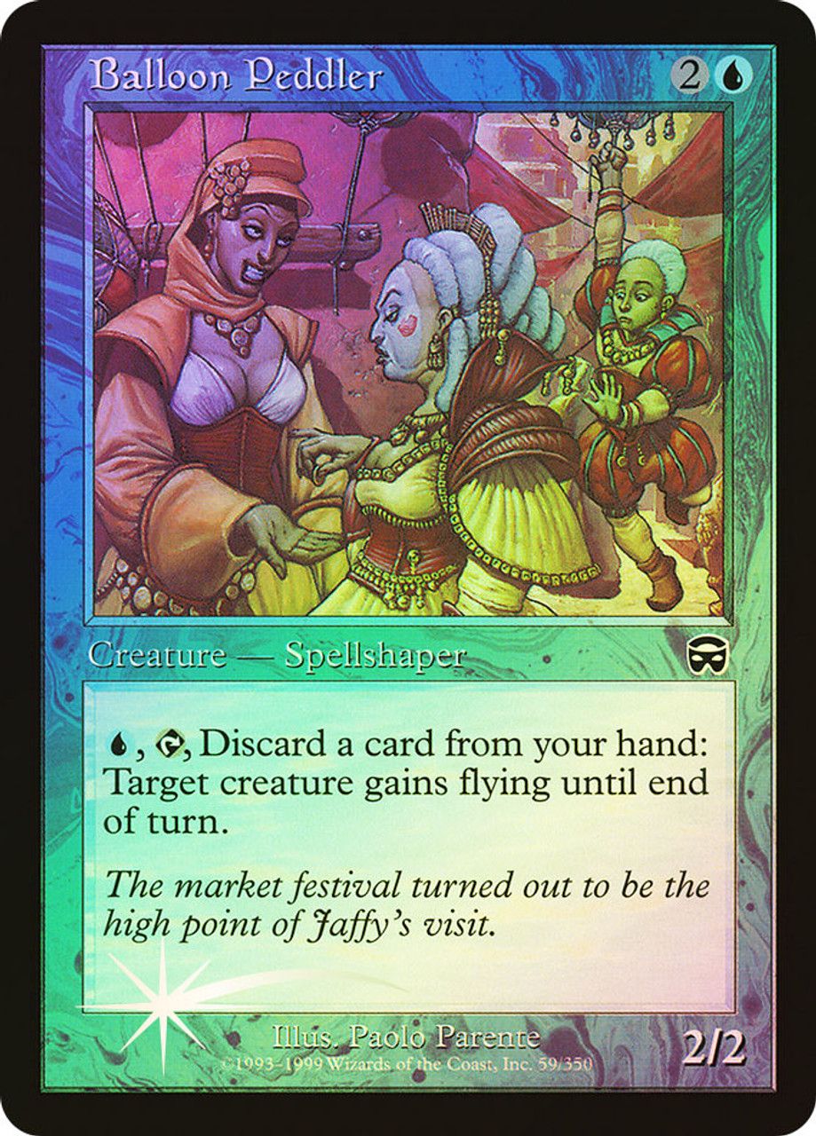 Balloon Peddler (Mercadian Masques - Foil) Trading Card