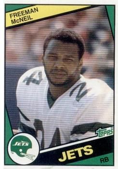 Freeman McNeil 1984 Topps #152 Sports Card