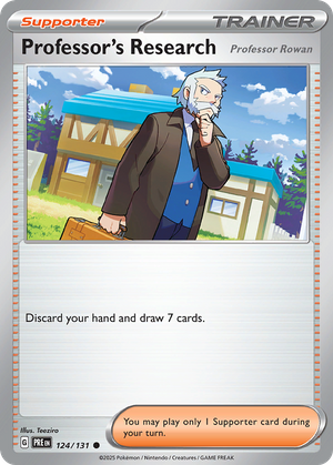 Professor's Research (Trainer: Supporter) (124/131) - Prismatic Evolutions