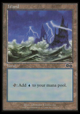 Island (Urza's Saga) Trading Card