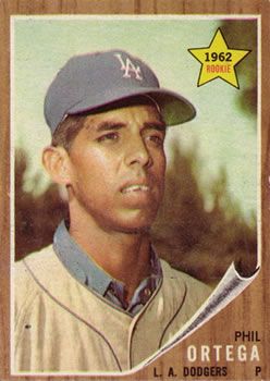 Phil Ortega 1962 Topps #69 Sports Card