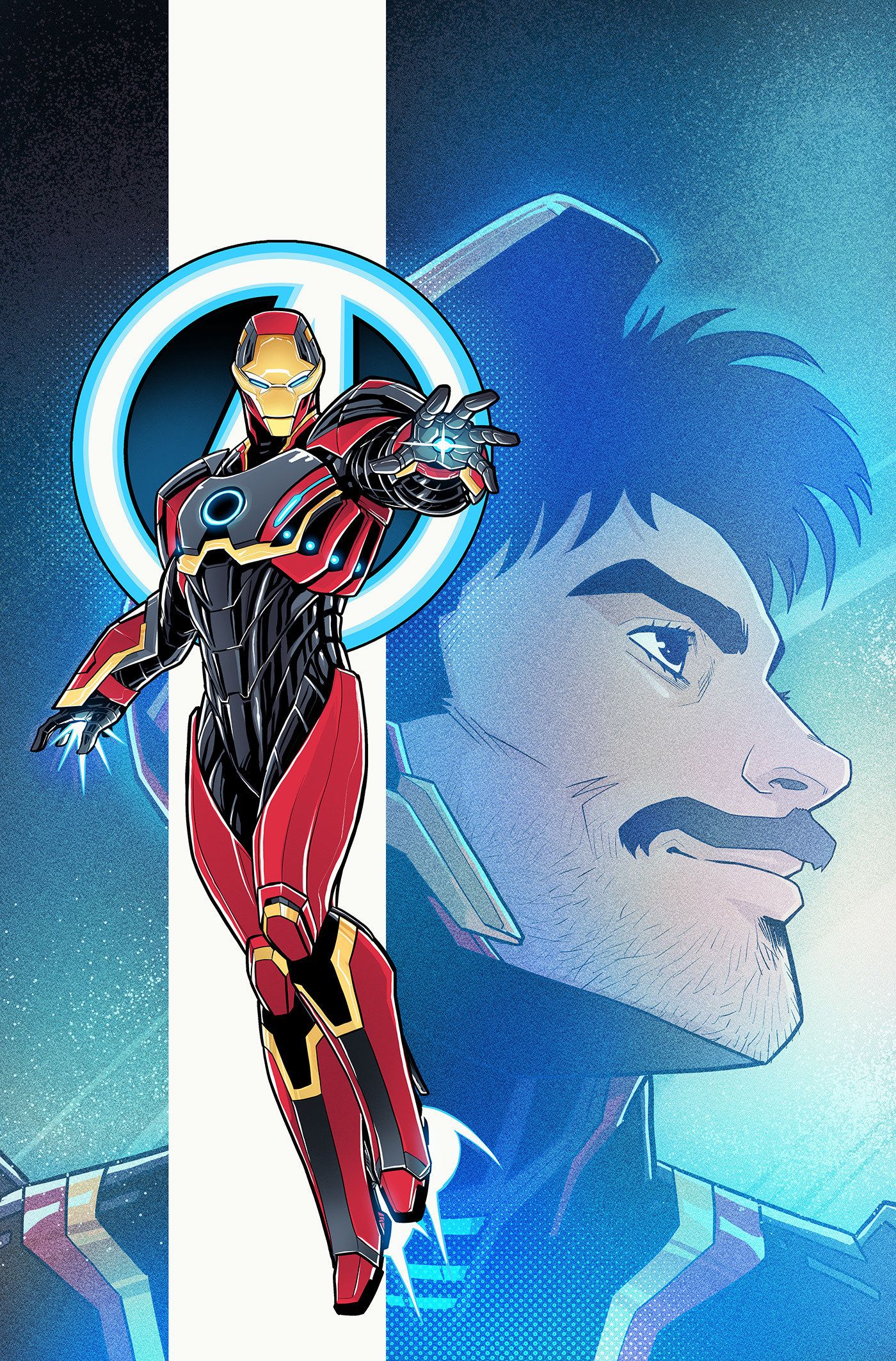 Avengers #31 (Luciano Vecchio Iron Man Virgin Variant) Comic