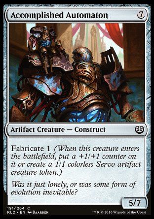 Accomplished Automaton (Kaladesh) Trading Card