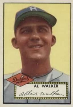 Al Walker 1952 Topps #319 Sports Card