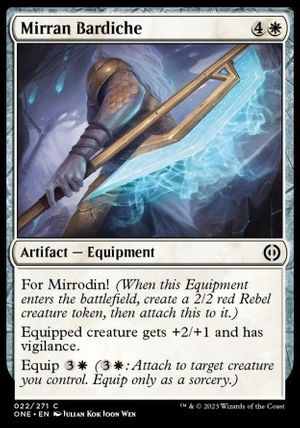 Mirran Bardiche (Phyrexia: All Will Be One)