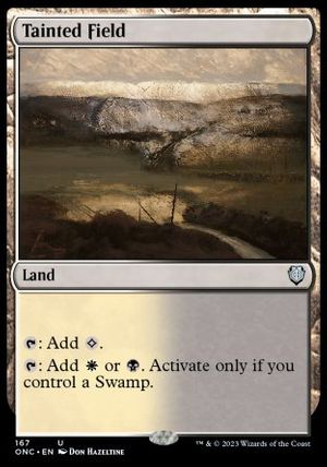 Tainted Field (Phyrexia: All Will Be One Commander Decks)