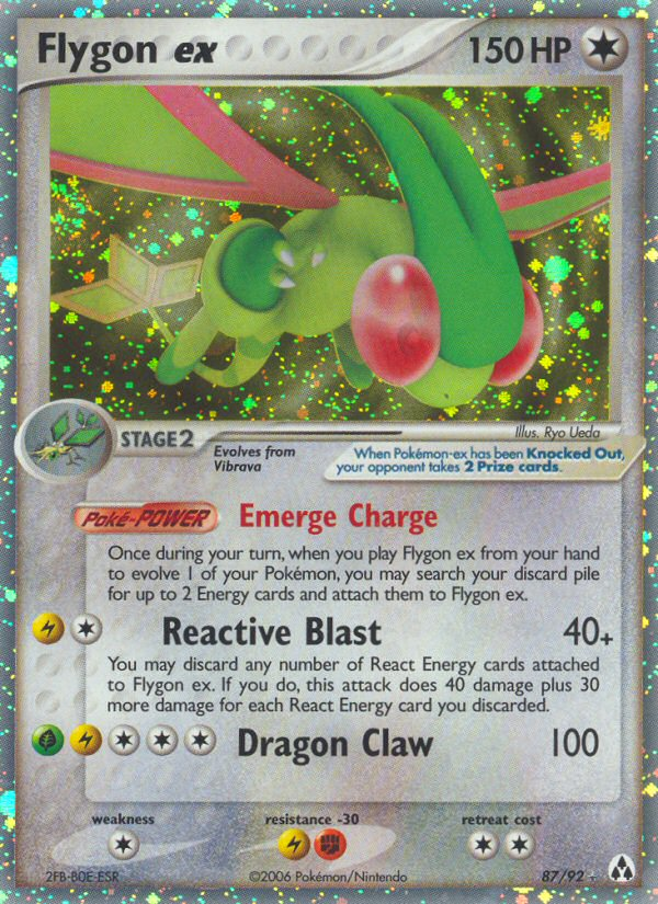 Flygon ex (87/92) - Legend Maker Pokémon Card