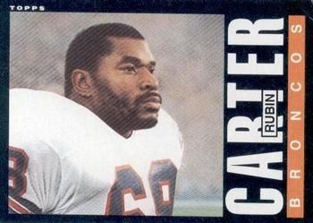 Rubin Carter 1985 Topps #236 Sports Card