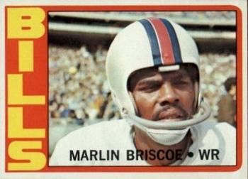 Marlin Briscoe 1972 Topps #30 Sports Card