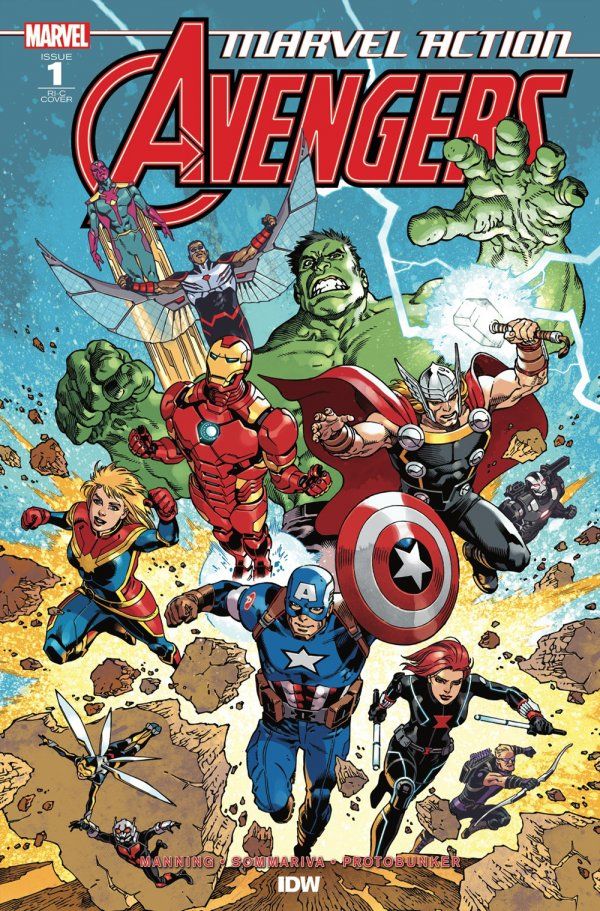 Avengers (idw) #1 (Rodriguez Foil Cover)