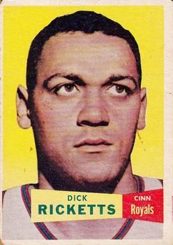 Dick Ricketts 1957 Topps #8 Sports Card