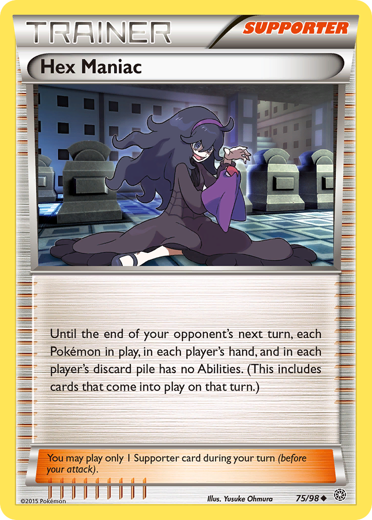 Hex Maniac (Trainer: Supporter) (75/98) - Ancient Origins Pokémon Card