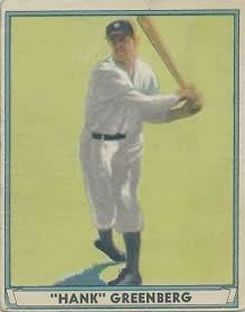 Hank Greenberg 1941 Play Ball #18 Sports Card