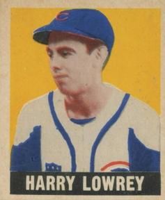 Harry Lowrey 1948 Leaf #33 Sports Card