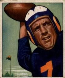 Bob Waterfield 1950 Bowman #17 Sports Card