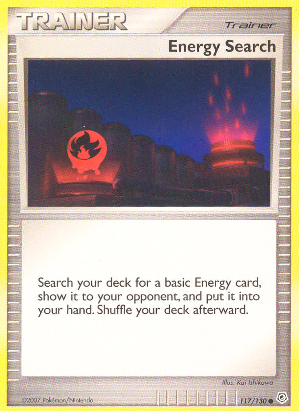 Energy Search (Trainer: Item) (117/130) - Diamond & Pearl Pokémon Card