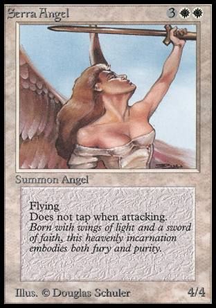 Serra Angel (Beta) Trading Card