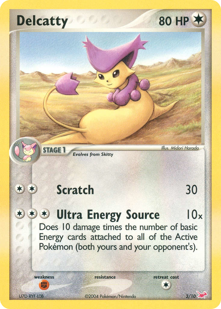 Delcatty (3/10) - EX Trainer Kit Latias Pokémon Card