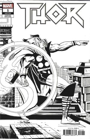 Thor #1 (Kirby B & W Remastered Variant)