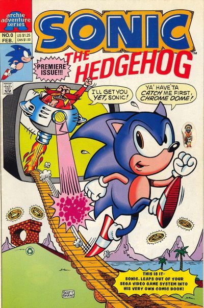 Sonic The Hedgehog Mini-Series #0 Comic