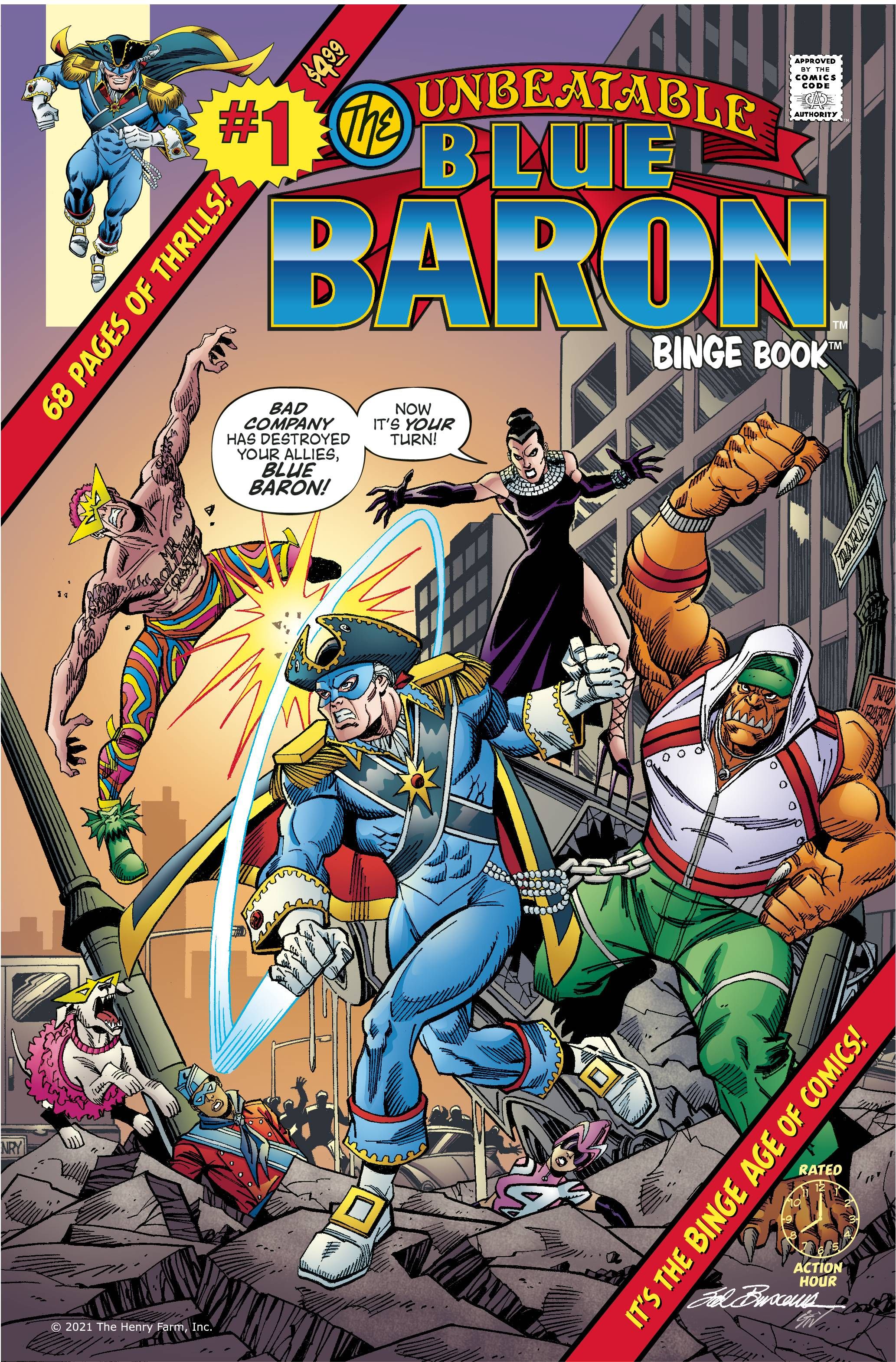 Blue Baron #1 Comic