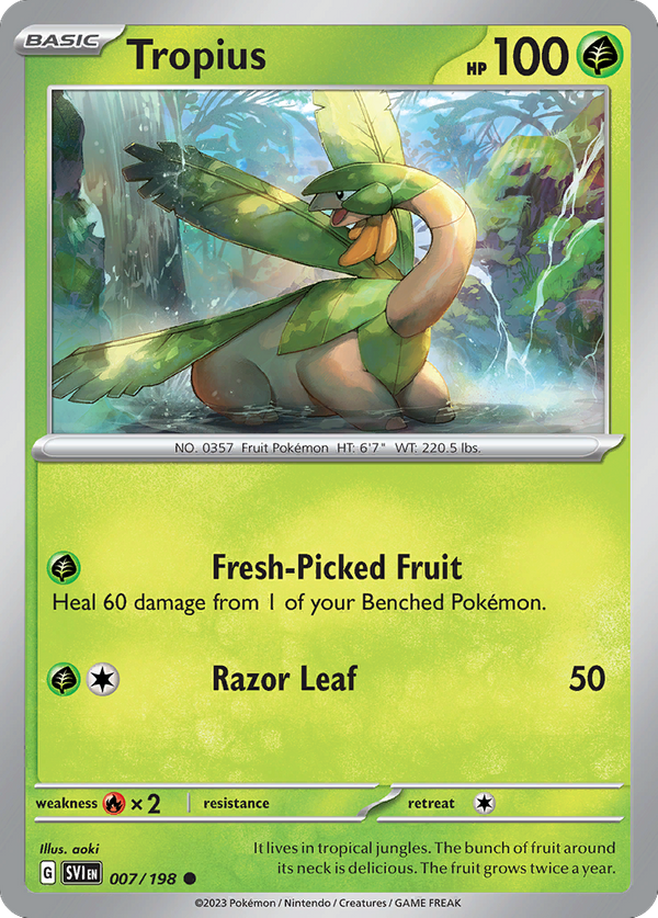 Tropius (7/198) - Scarlet & Violet