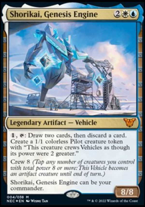 Shorikai, Genesis Engine (Kamigawa Neon Dynasty Commander Decks) Value